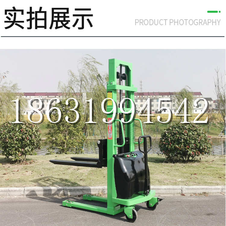 观音区电动叉车堆高车液压铲车电瓶1吨2吨站驾步行式小型全自动叉车